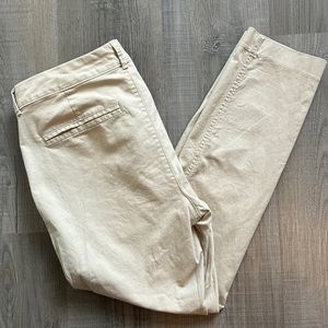 Old Navy Khaki Cropped Pixie Pants
